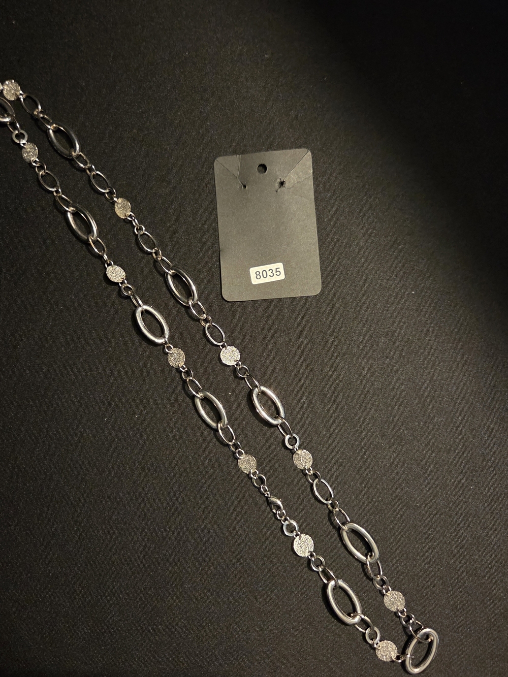 Paparazzi Silver-Tone Oval Link 36" Necklace